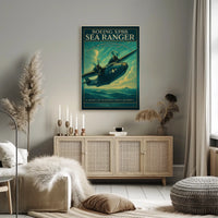 Boeing XPBB Sea Ranger Vintage Aviation Poster