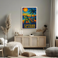 Cayman Islands Mosaic Poster