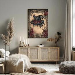 Enchanted Gothic Hat Poster