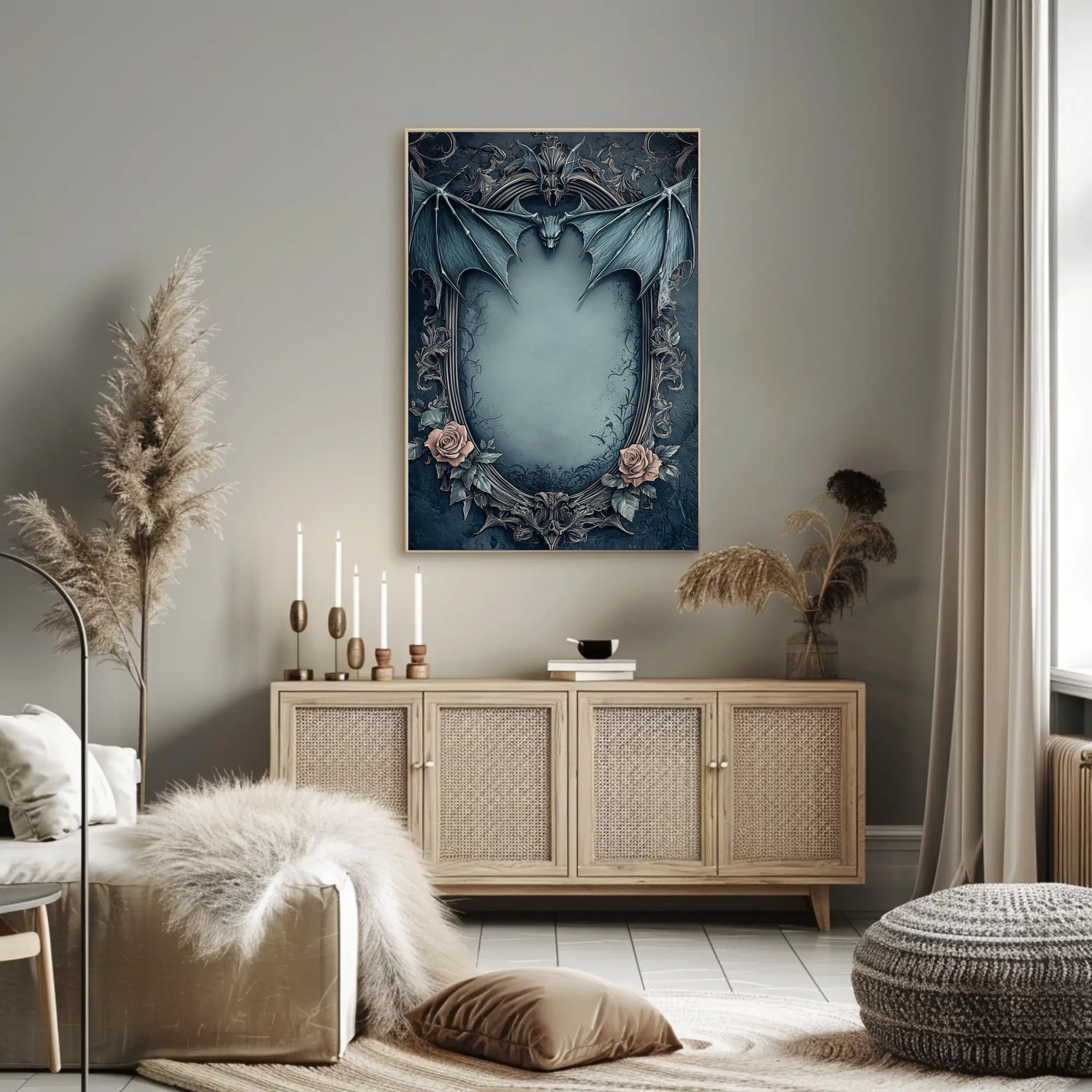 Gothic Elegance Frame Poster