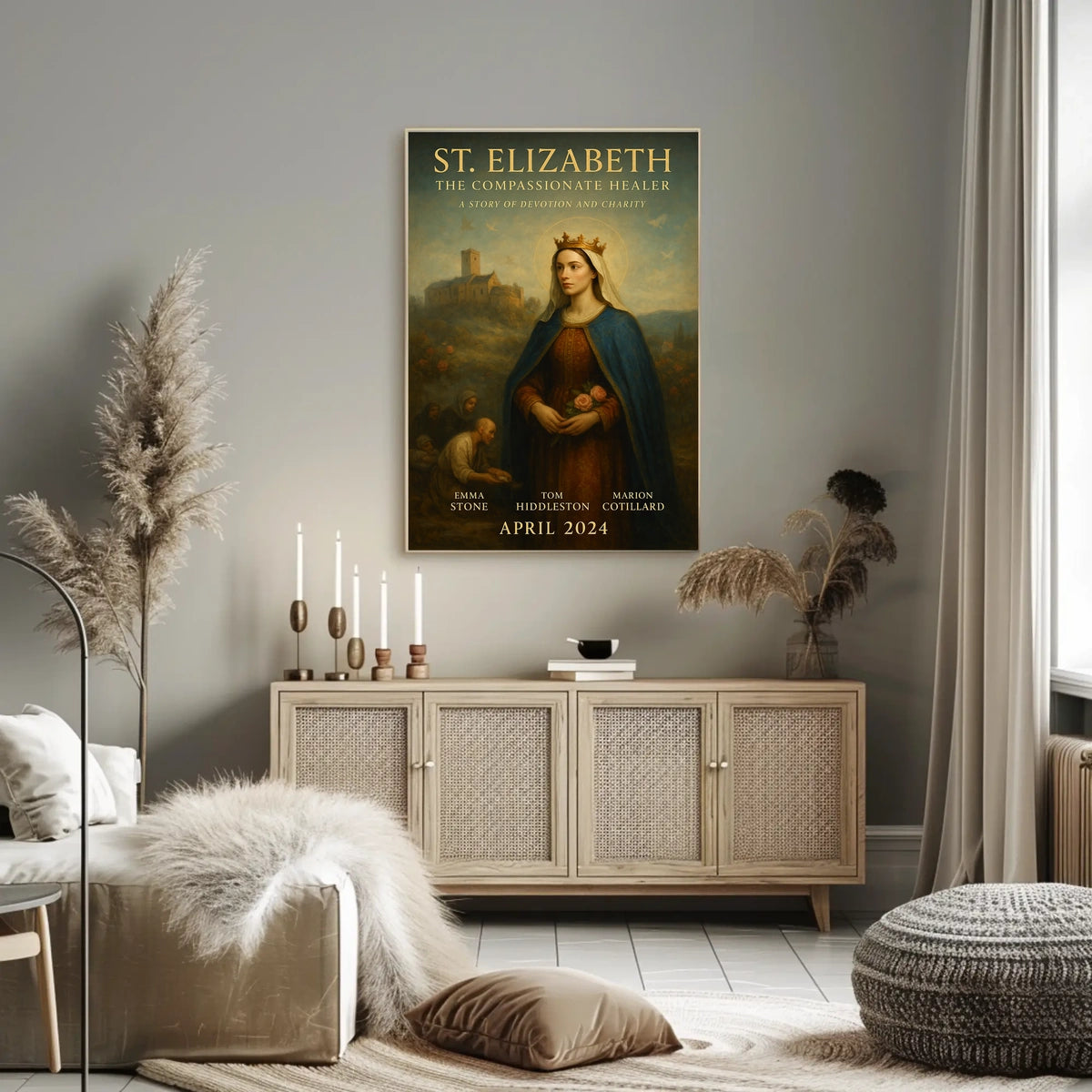 St. Elizabeth The Compassionate Healer Poster