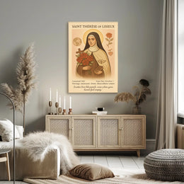 Saint Thérèse of Lisieux Devotional Cultural Heritage Poster