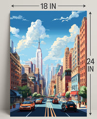 Cityscape Serenity Poster