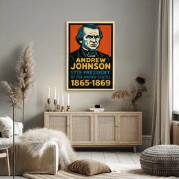 Andrew Johnson 17th President Poster