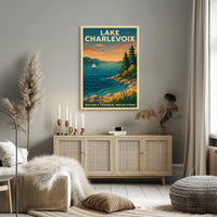 Lake Charlevoix NatureS Tranquil Poster