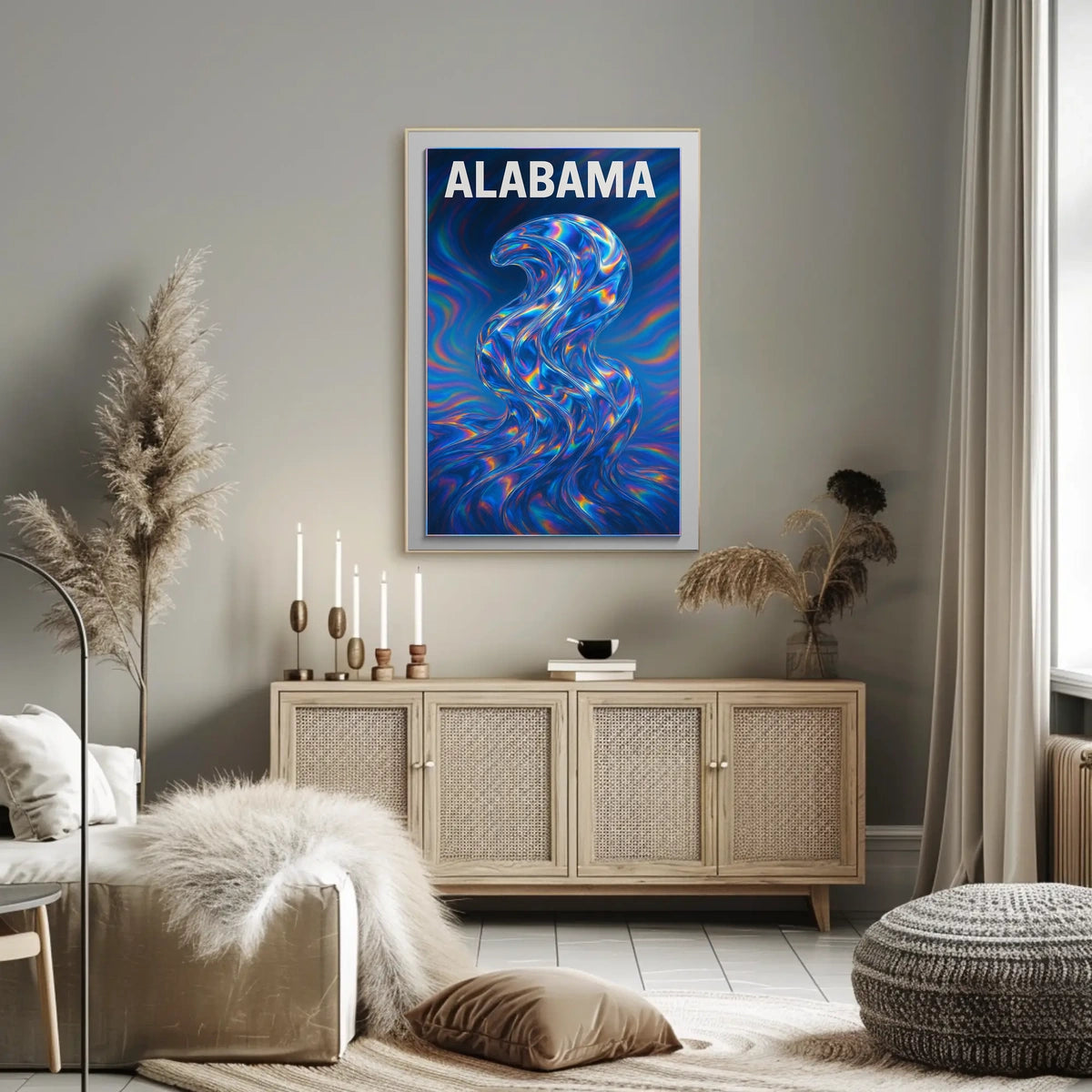 Alabama Waves Poster