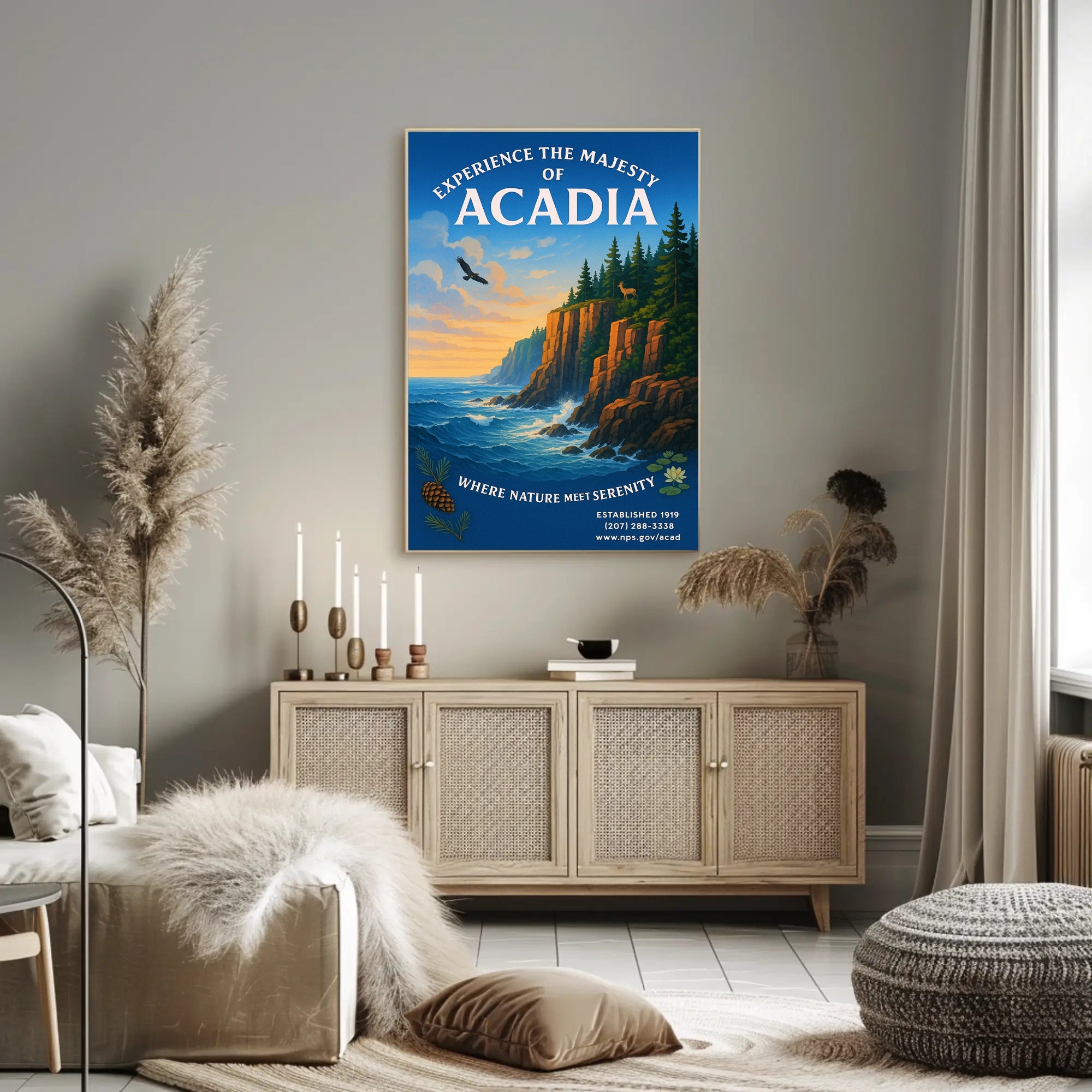 Experience the Majesty of Acadia Poster PosterGoat