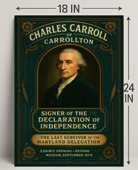 Charles Carroll of Carrollton Signer of the Declaration of Independence Poster PosterGoat