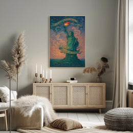 Liberty Enlightening the World Artistic Poster