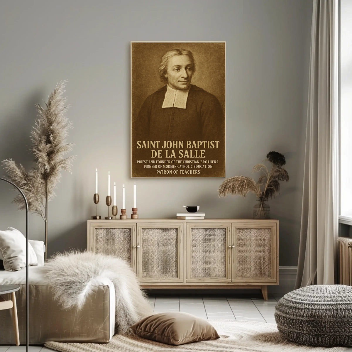 Saint John Baptist De La Salle Poster
