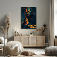 Lon Chaney Phantom Opera Gothic Cinematic Collectors Poster