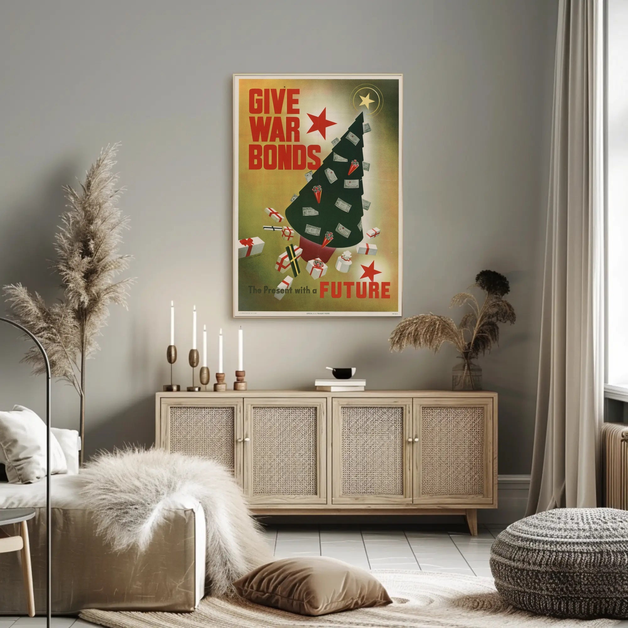 War Bonds Holiday Promotion Poster PosterGoat