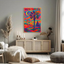 Vibrant South Carolina Poster