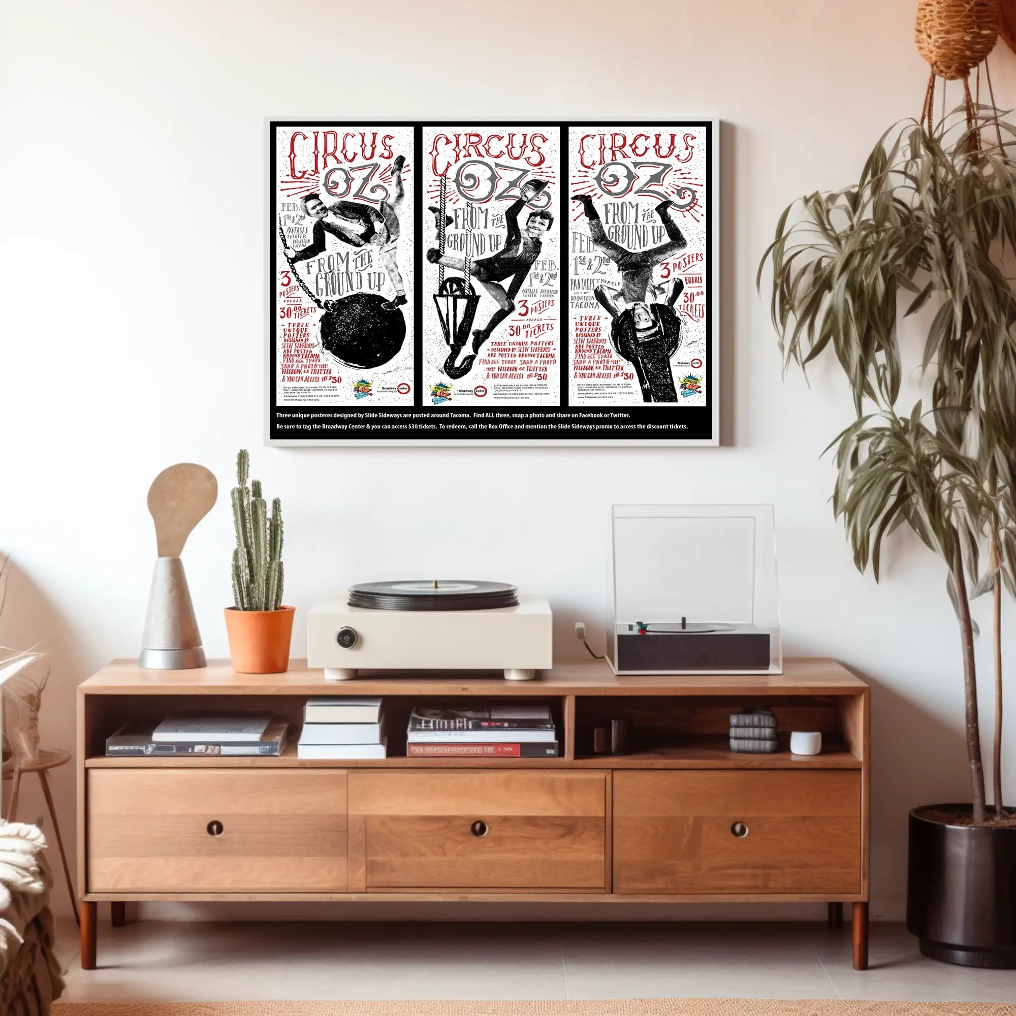 Circus Oz – From the Ground Up Poster