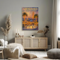 San Francisco Skyline Poster