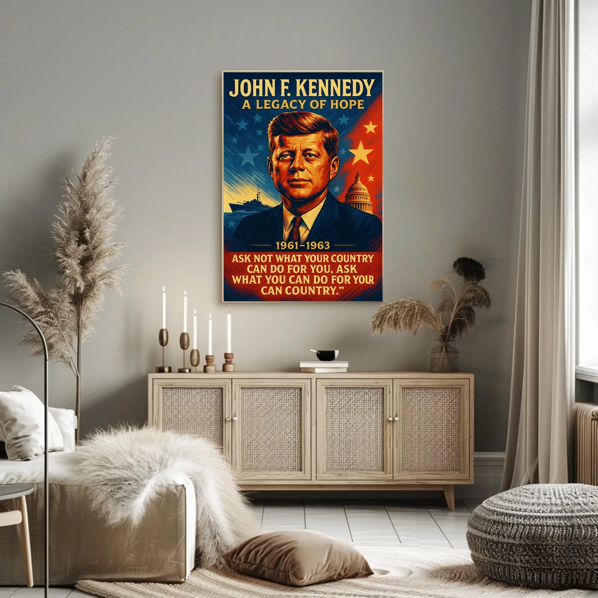 John F. Kennedy – A Legacy of Hope Poster