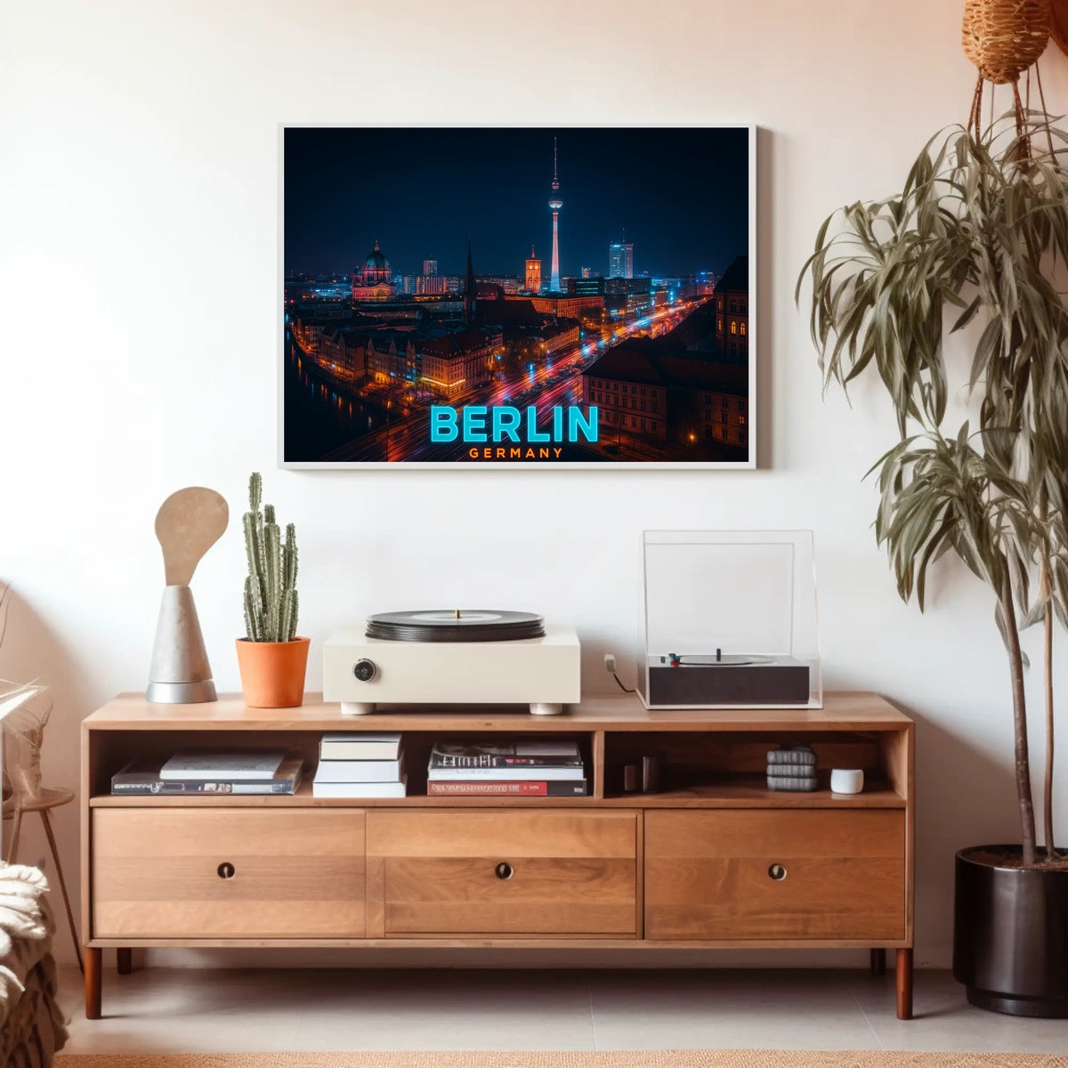 Berlin at Night Poster