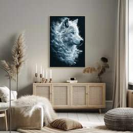 Majestic Wolf In Motion Poster