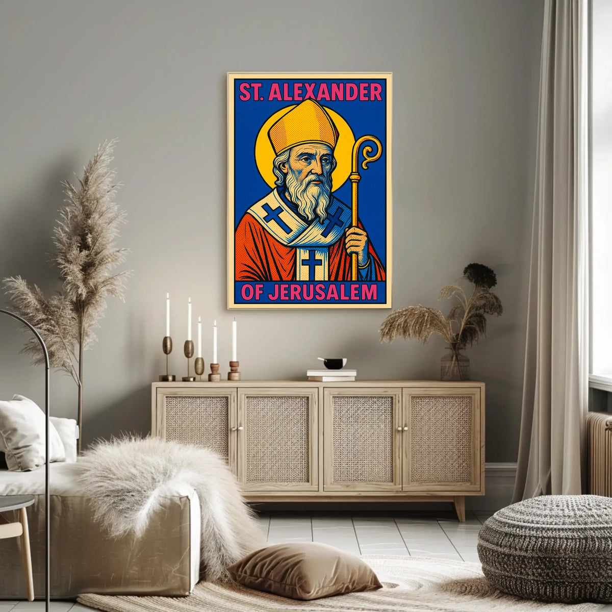 St. Alexander of Jerusalem Poster