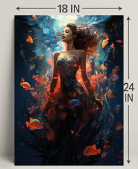 Underwater Elegance Poster