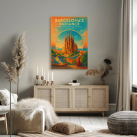 Barcelonas Radiance Poster