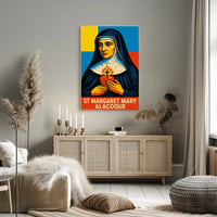 St. Margaret Mary Alacoque Poster