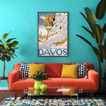 Davos Winter Sports Poster