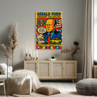 Gerald Ford President for Healing Poster PosterGoat
