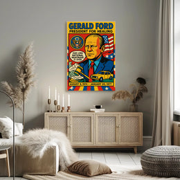 Gerald Ford President for Healing Poster PosterGoat