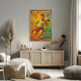 Jim Thorpe Celebrating a Sports Legend Poster