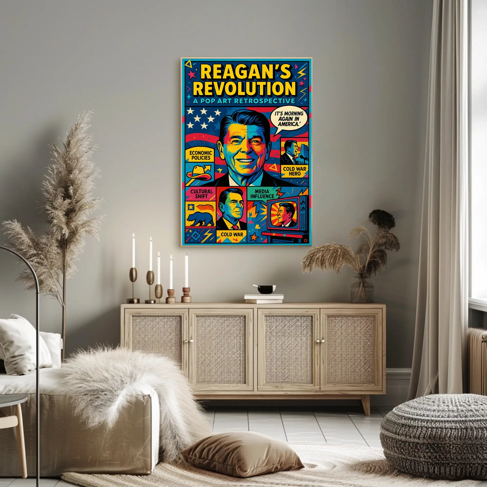 Reagan's Revolution Poster PosterGoat