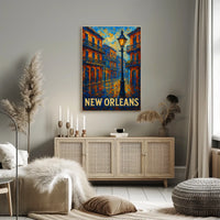 New Orleans A Vibrant Evening Poster