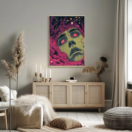 Cosmic Awakening Art Print Poster for Home Decor and Wanderlust Enthusiasts PosterGoat