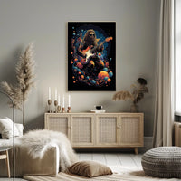 Cosmic Guitarist Poster