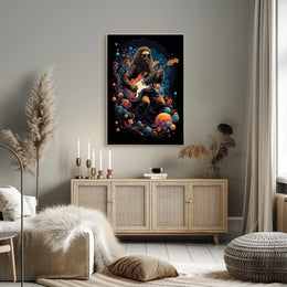 Cosmic Guitarist Poster