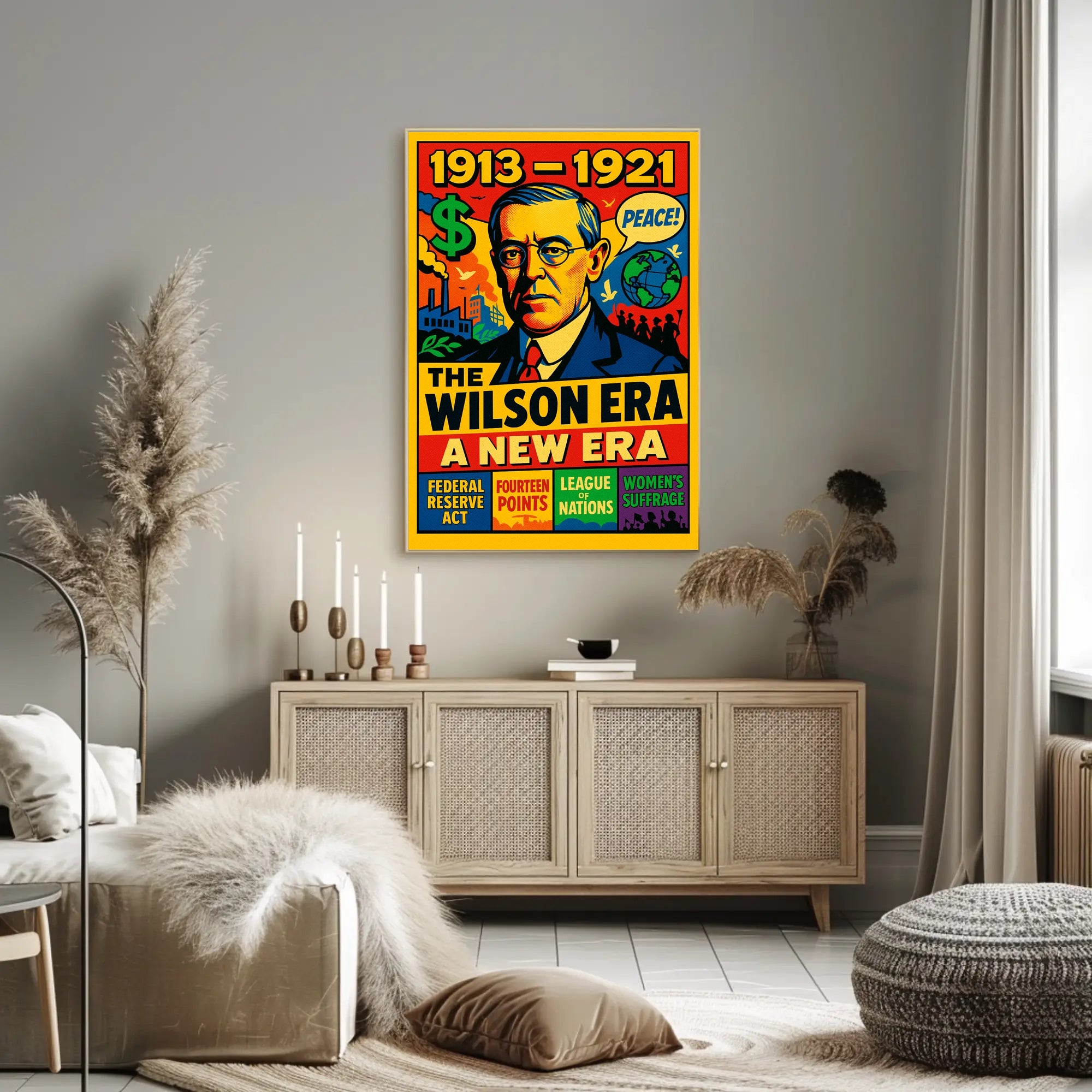 Woodrow Wilson The Wilson Era Poster PosterGoat
