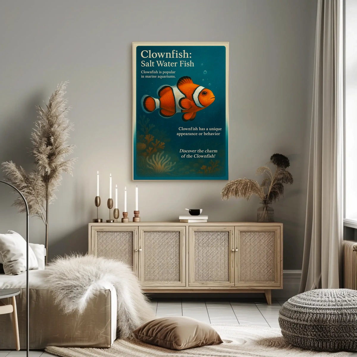 Discover The Charm Of The Clownfish Poster
