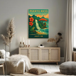 Puerto Rico The Enchanted Island Poster