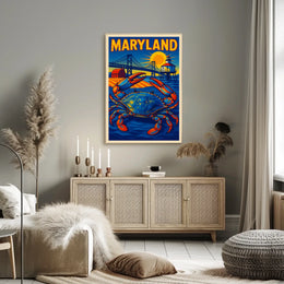 MarylandS Coastal Charm Poster