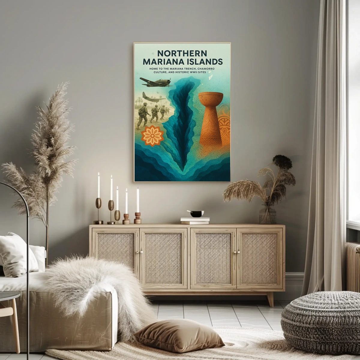 Discover the Northern Mariana Islands Poster