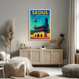 Seoul, South Korea Poster