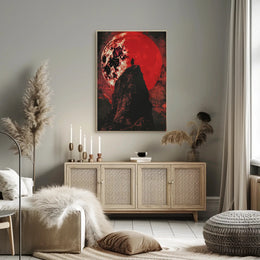 Vibrant Abstract Expressionism - Dynamic Artistic Poster PosterGoat