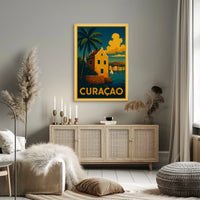 Curacao Travel Poster
