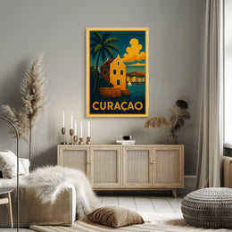 Curacao Travel Poster