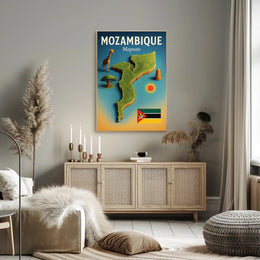 Discover Mozambique Poster PosterGoat