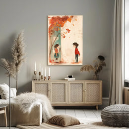 Urban Expressionism Art Deco Style Poster