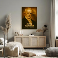 James Buchanan Presidential Term Poster