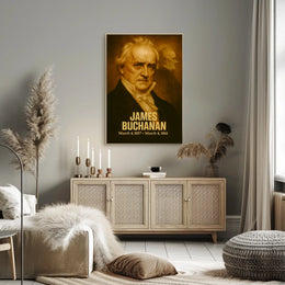 James Buchanan Presidential Term Poster