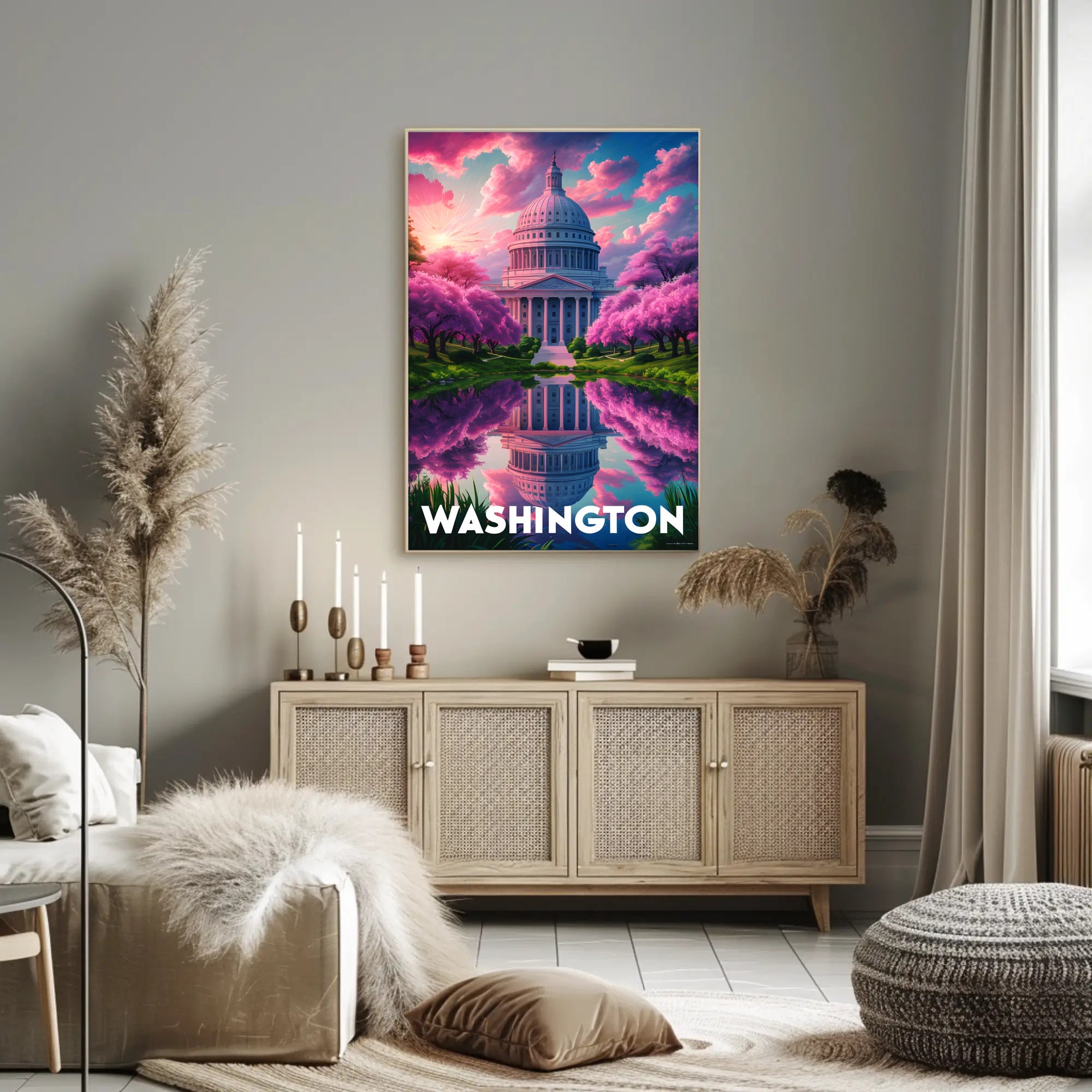 Washington in Bloom Poster