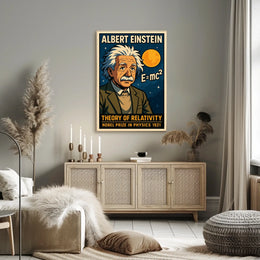 Albert Einstein Theory Of Relativity Poster